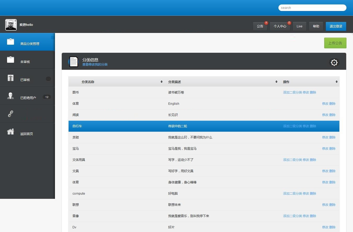 校园跳蚤市场JAVA源码