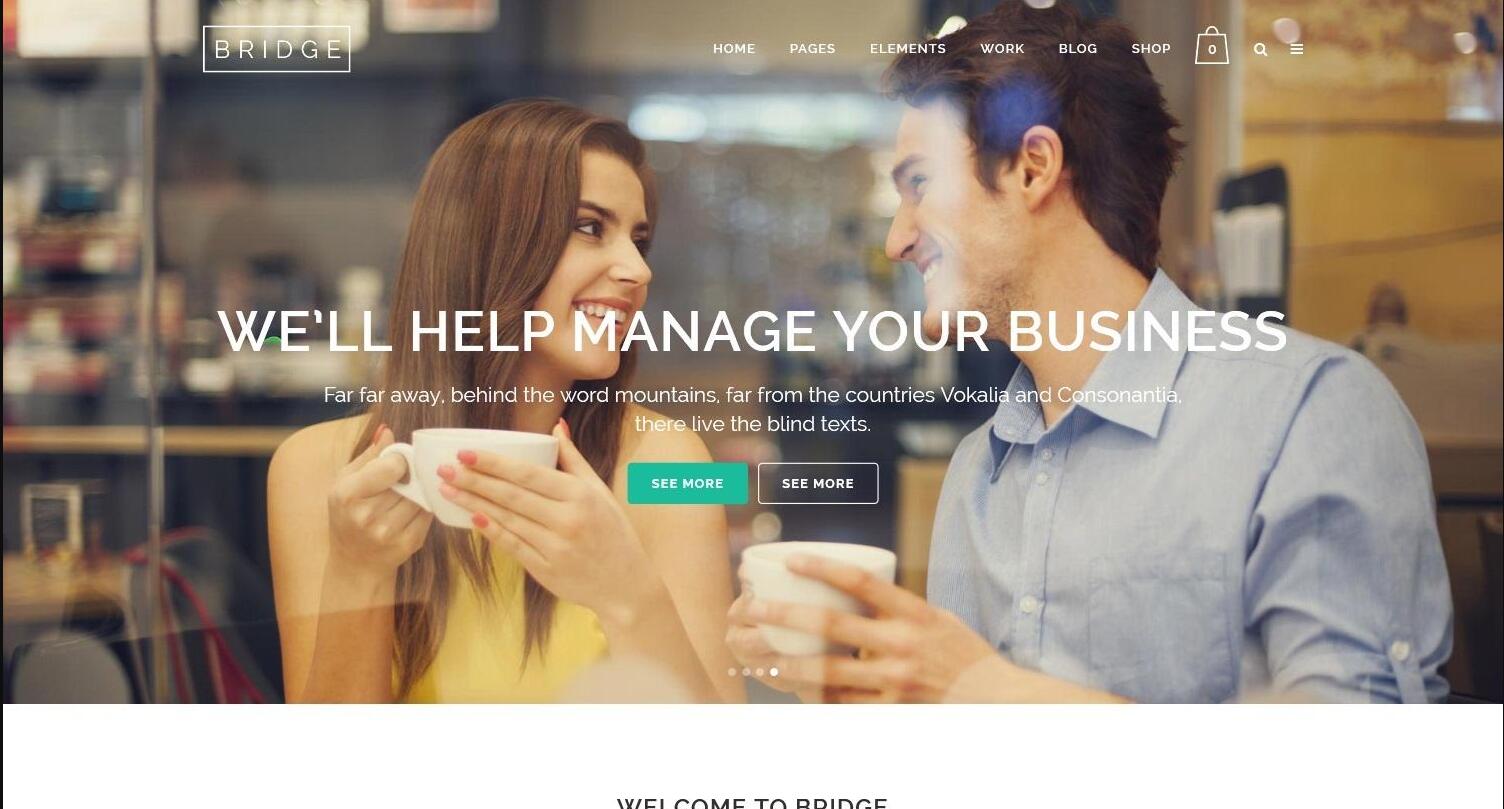 Bridge 创意多用途WordPress汉化主题